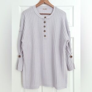 Free People Around The Clock Pullover Tunic Sweater Size XS